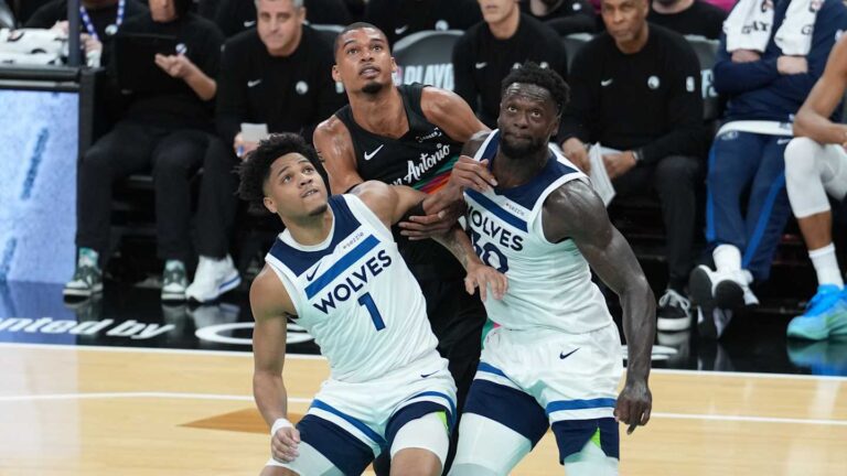 Timberwolves vs. Spurs Opening Odds for NBA Playoffs Game 2 (San Antonio Favored to Even Series)